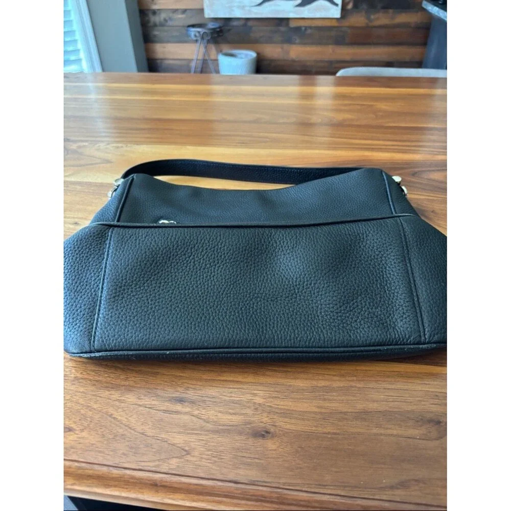 Kate Spade Black Pebbled Leather Shoulder Bag